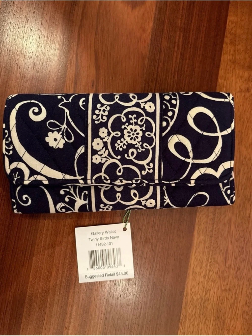 Vera Bradley Navy and White Wallet and Coin Purse - Picture 2 of 9